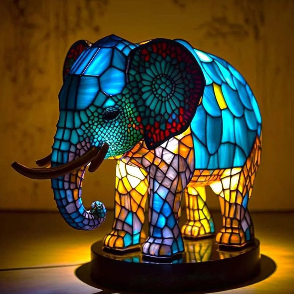 Lampada da tavolo artistica a forma di animale