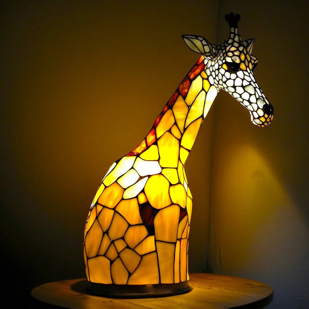 Lampada da tavolo artistica a forma di animale