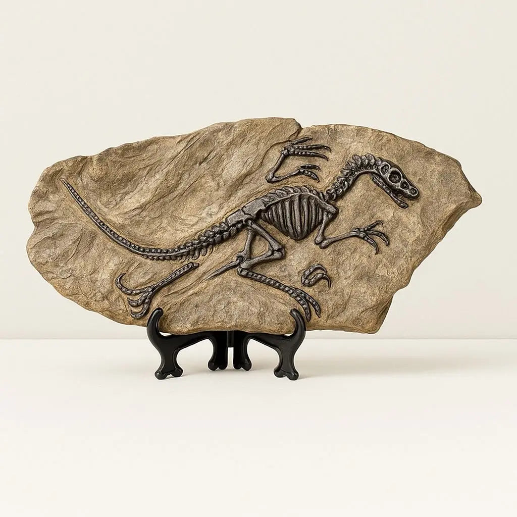 Scheletro di Dinosauro in Pietra - Serie Arte Fossile