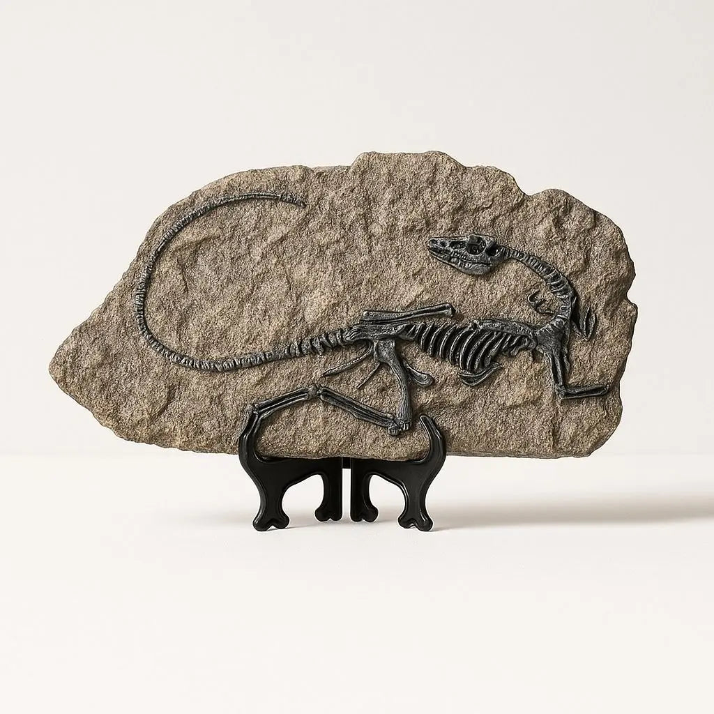 Scheletro di Dinosauro in Pietra - Serie Arte Fossile