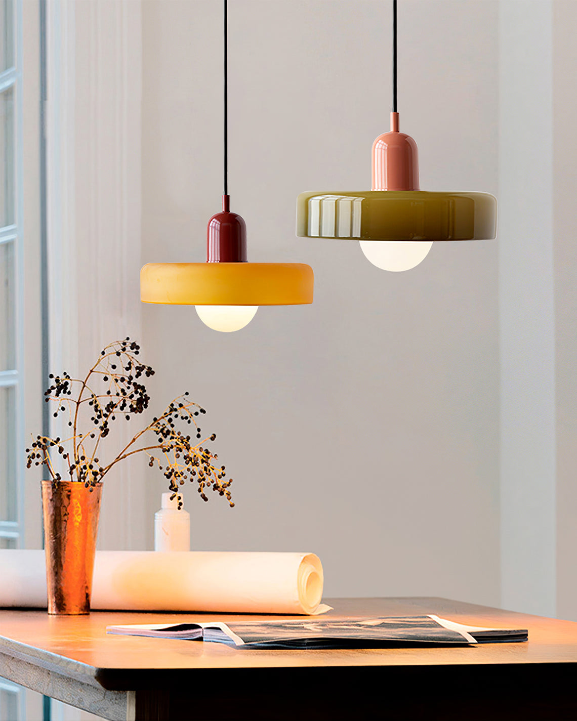 Lampada a sospensione Disc Orb