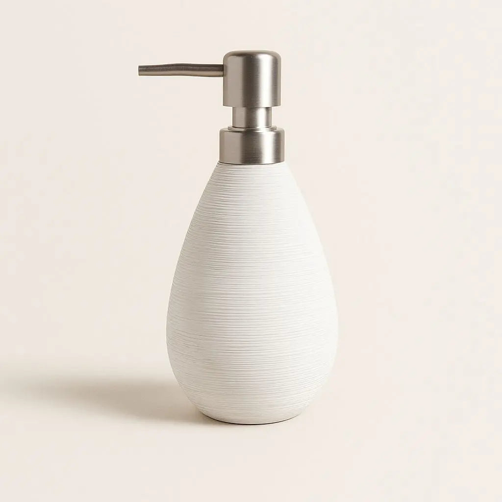 Dispenser per Lozione in Ceramica Kenji – Bottiglia per Sapone in Stile Giapponese Retro