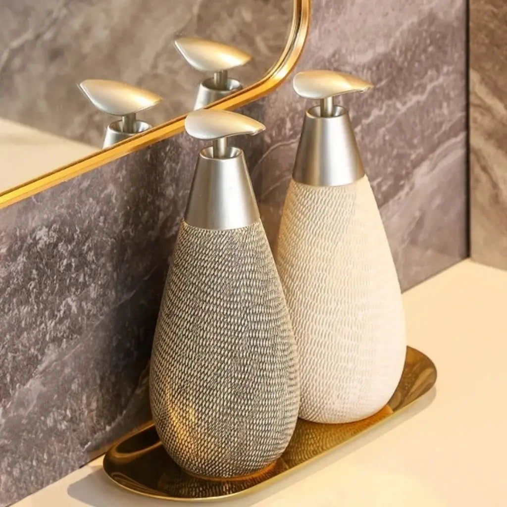 Dispenser per Lozione in Ceramica Kenji – Bottiglia per Sapone in Stile Giapponese Retro