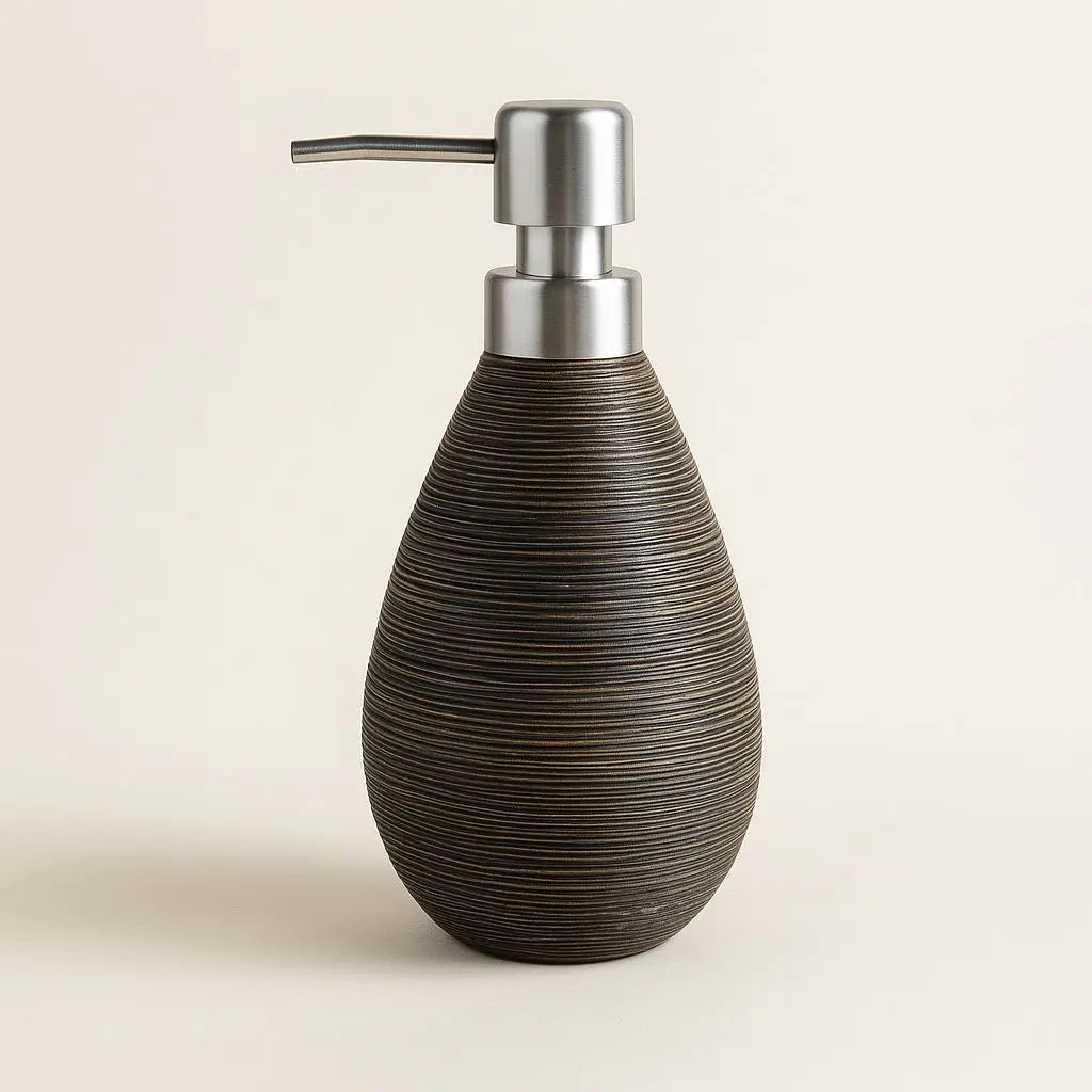 Dispenser per Lozione in Ceramica Kenji – Bottiglia per Sapone in Stile Giapponese Retro
