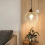 Lampada a Sospensione in Vetro di Cristallo Moderno Nordic