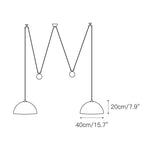 Lampada a sospensione Dome Balance