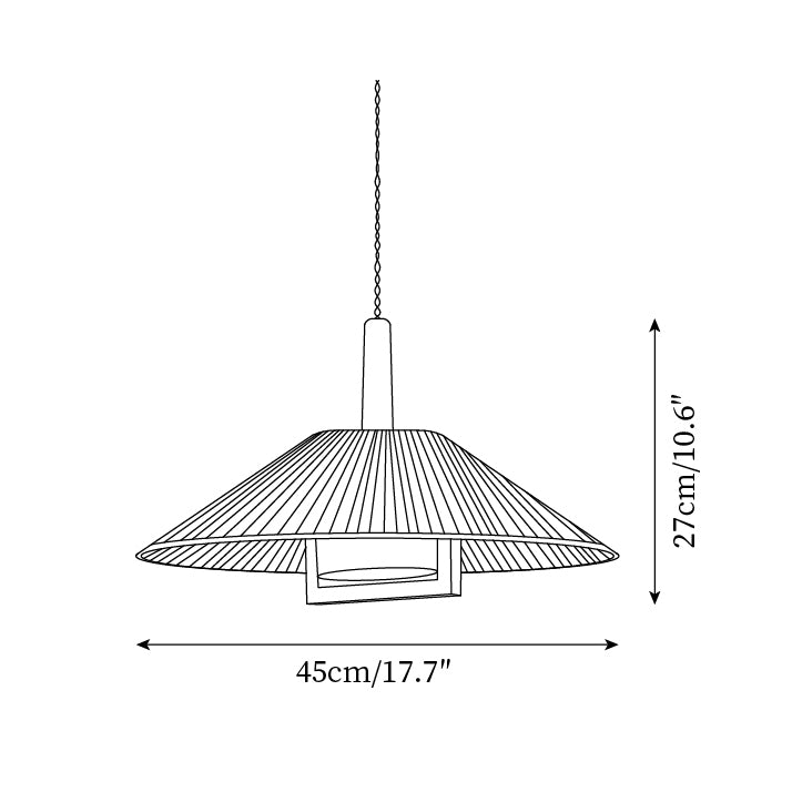 Dorevia Lampadario – Corda di Canapa – Naturale – Ø 30 cm – Minimalista