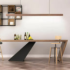 Lampada a sospensione lineare in legno LED Gindo