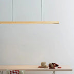 Lampada a sospensione lineare in legno LED Gindo