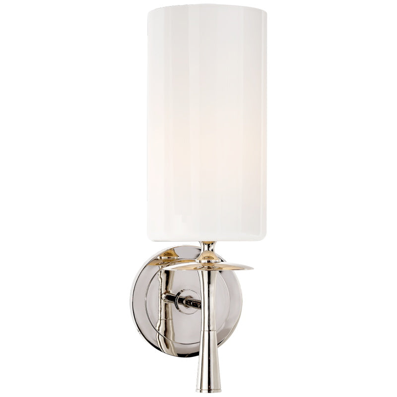 Lampada da parete in vetro con tessuto Knight