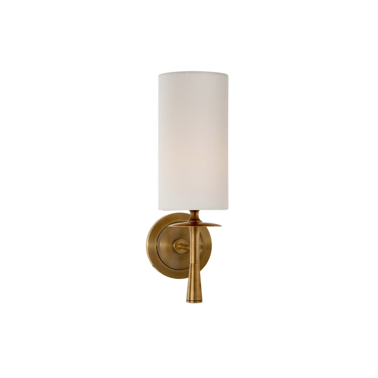 Lampada da parete in vetro con tessuto Knight