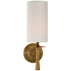 Lampada da parete in vetro con tessuto Knight