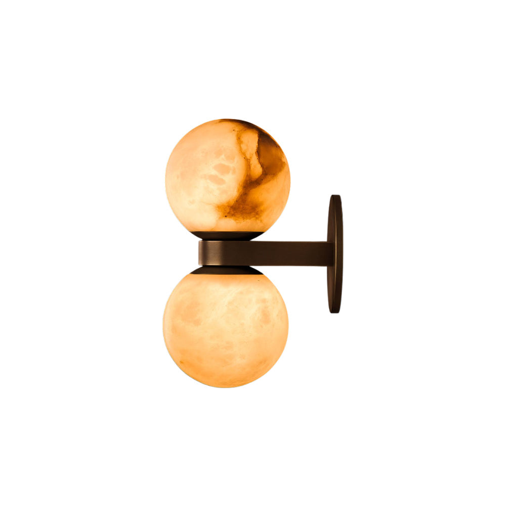 Lampada da parete in alabastro Lush Globe