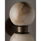 Lampada da parete in alabastro Lush Globe