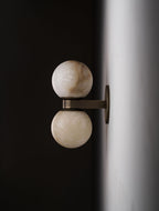 Lampada da parete in alabastro Lush Globe