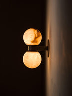 Lampada da parete in alabastro Lush Globe