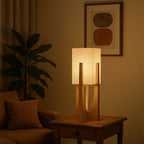 Kanso | Lampada da Terra Minimalista Wabi-Sabi con Luce Ambientale Morbida