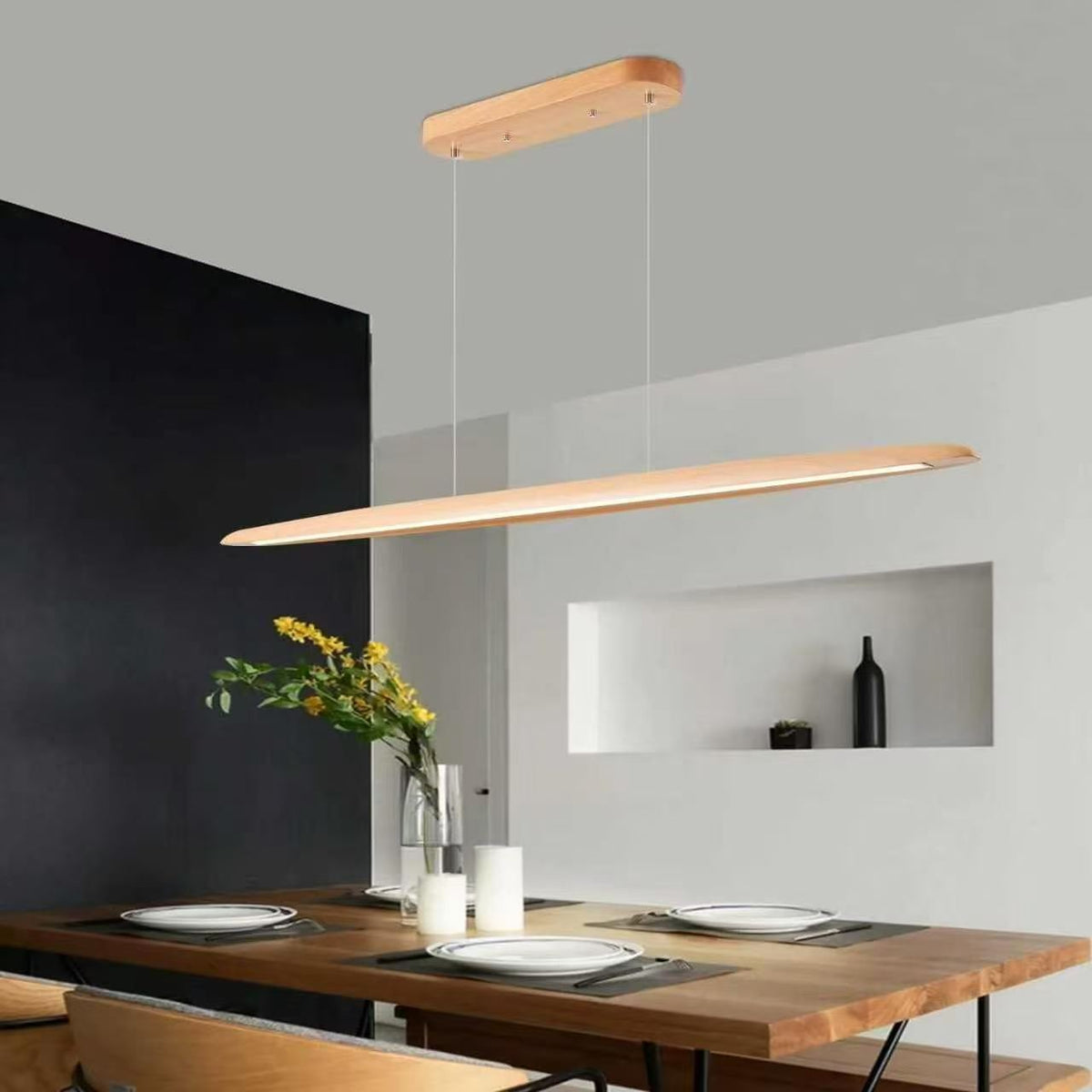 Lampada a Sospensione in Legno Eastoft