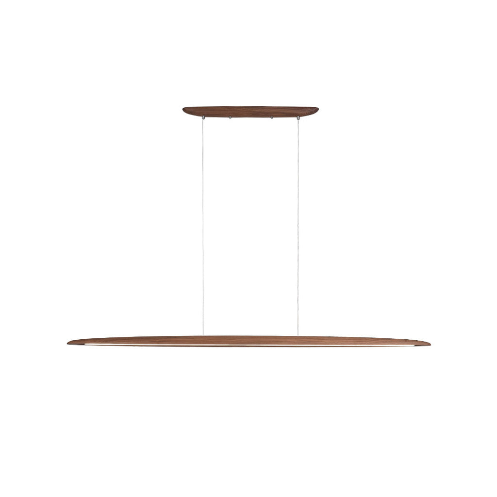 Lampada a sospensione in legno di noce Zing