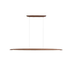 Lampada a sospensione in legno di noce Zing