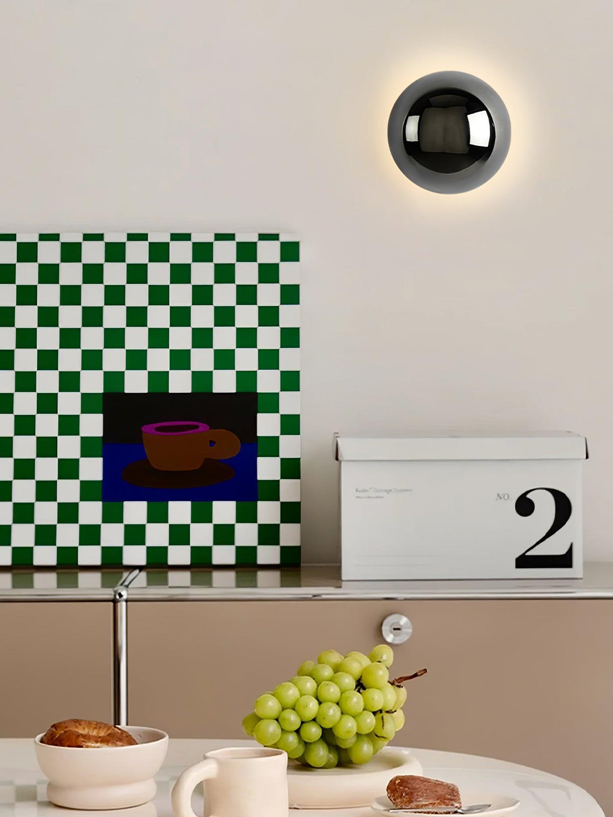 Applique a muro Aurum Sphere