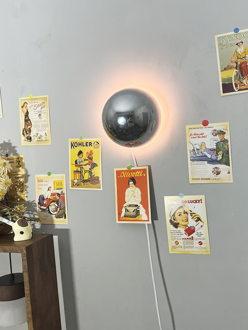 Applique a muro Aurum Sphere