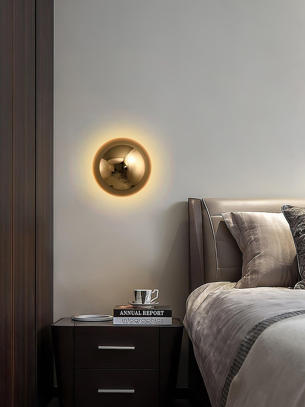 Applique a muro Aurum Sphere