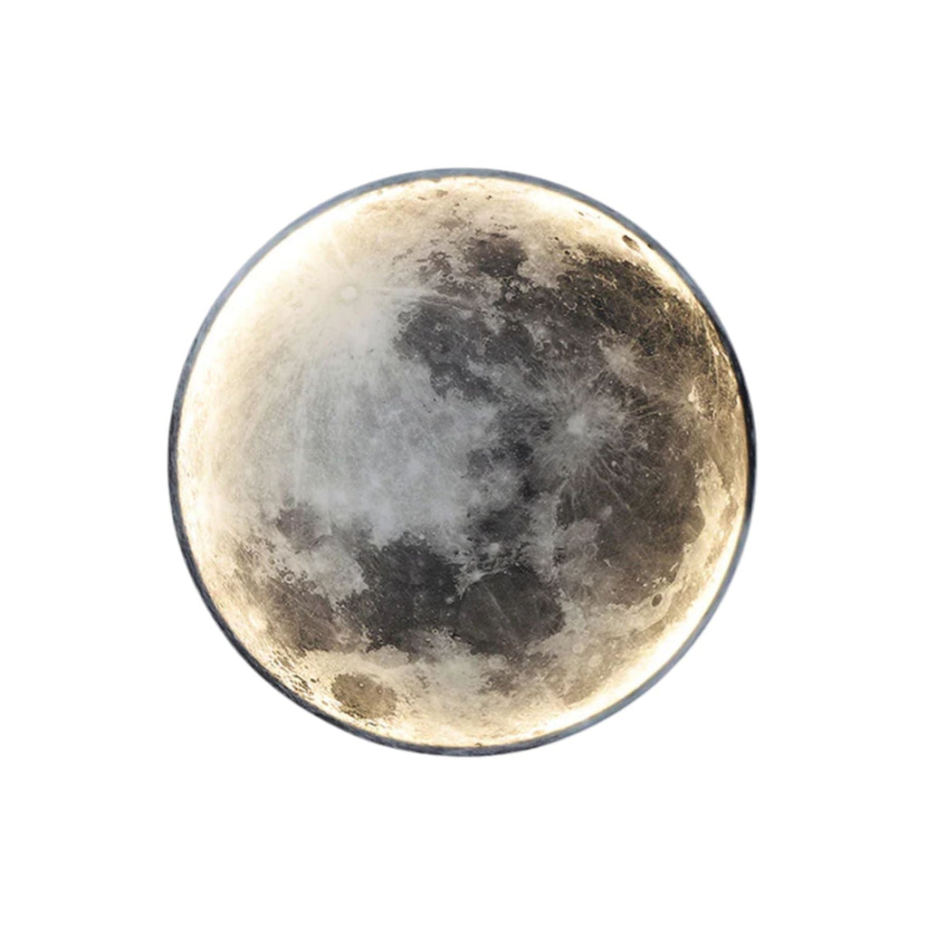 Lampada da parete Eclipse – LED – Bianco – 10–15 m² – Design lunare