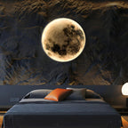 Lampada da parete Eclipse – LED – Bianco – 10–15 m² – Design lunare
