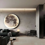 Lampada da parete Eclipse – LED – Bianco – 10–15 m² – Design lunare