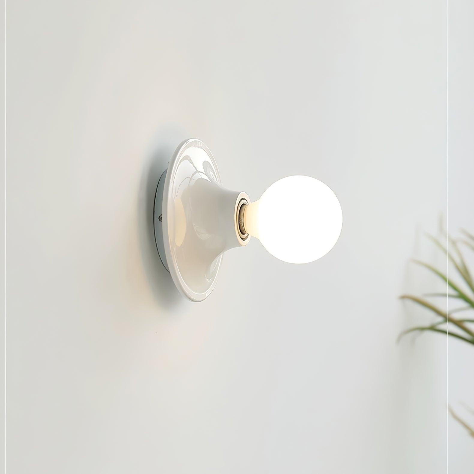 Ortheen Applique Parete Vetro Moderna Minimalista