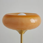 Lampada da Tavolo in Vetro a Forma di Crostata