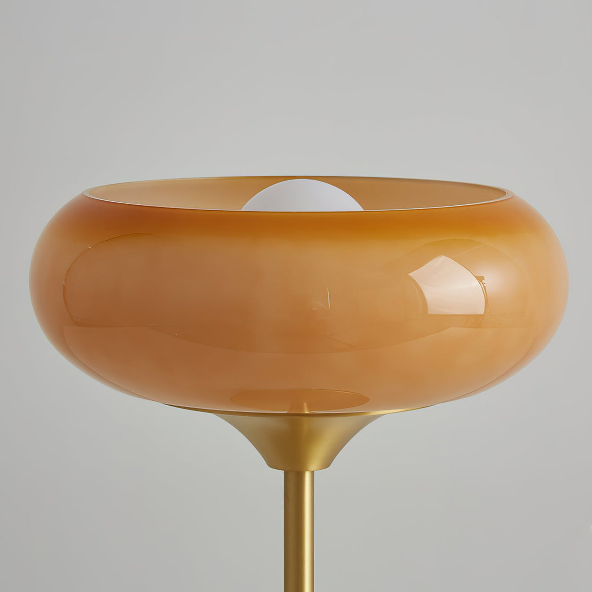 Lampada da Tavolo in Vetro a Forma di Crostata