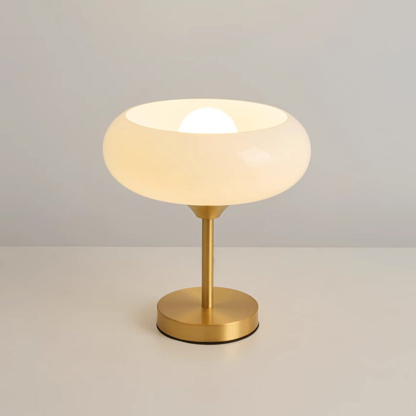 Lampada da Tavolo in Vetro a Forma di Crostata