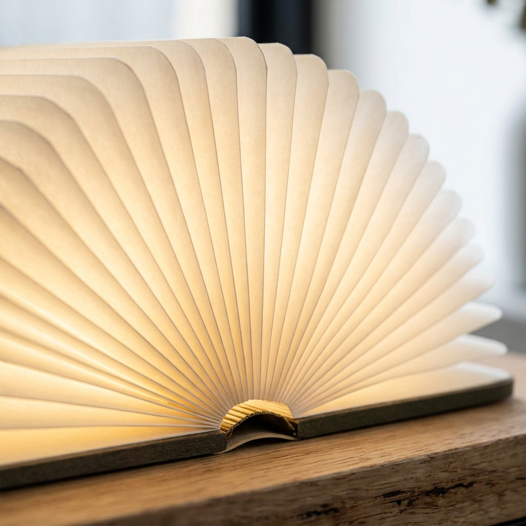 Elara Haus Lampada da Libro Pieghevole a 360 Gradi