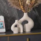Vaso Architettonico Astratto Elara Haus – Ceramica Scultorea Cava