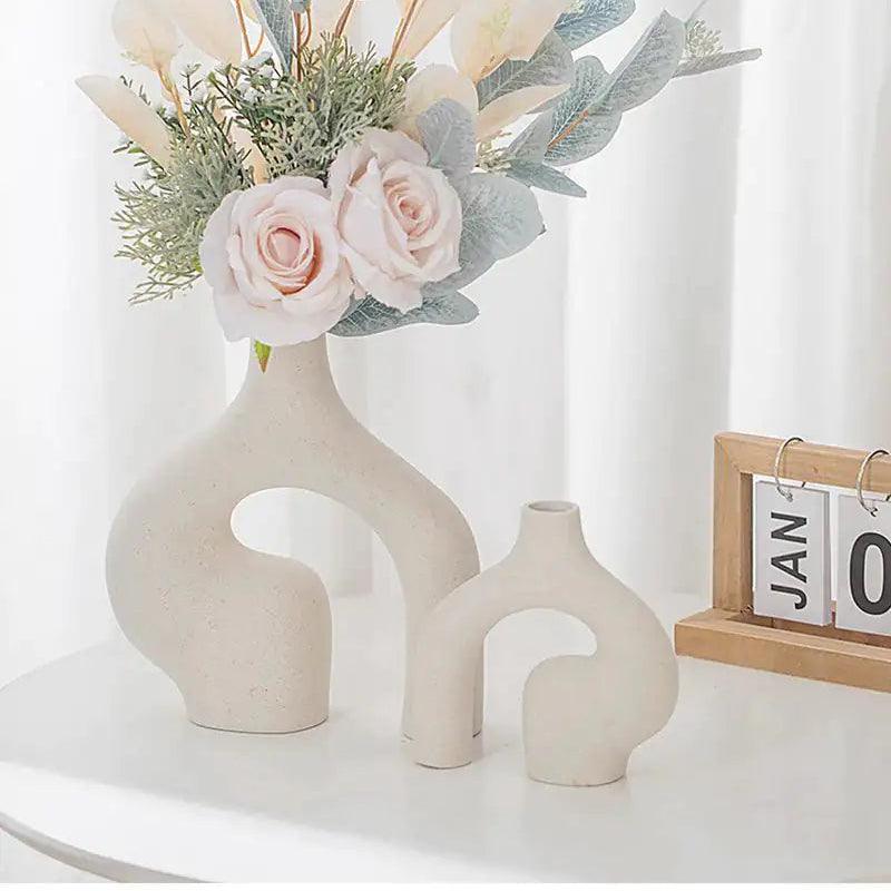 Vaso Architettonico Astratto Elara Haus – Ceramica Scultorea Cava