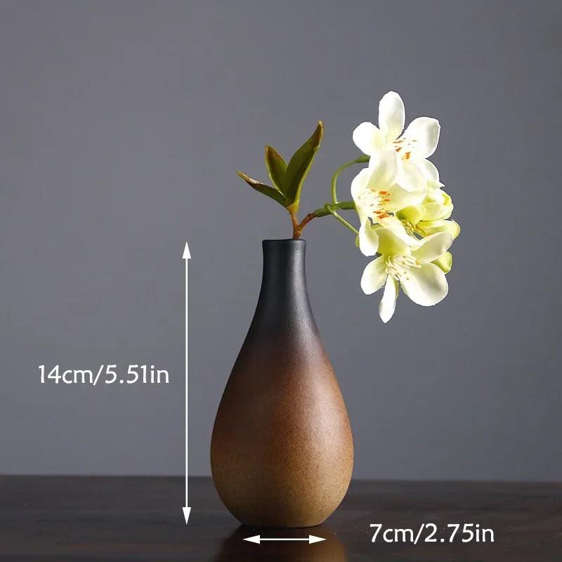 Vaso Zen in Ceramica Terra-Tonale Elara Haus Accent – Ceramica Cotta