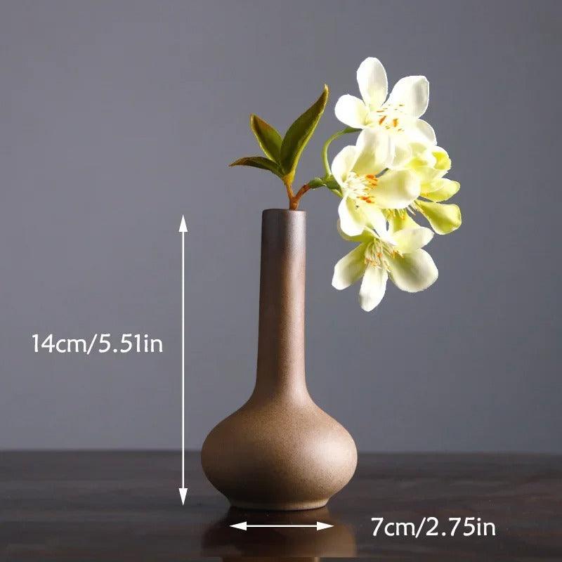 Vaso Zen in Ceramica Terra-Tonale Elara Haus Accent – Ceramica Cotta