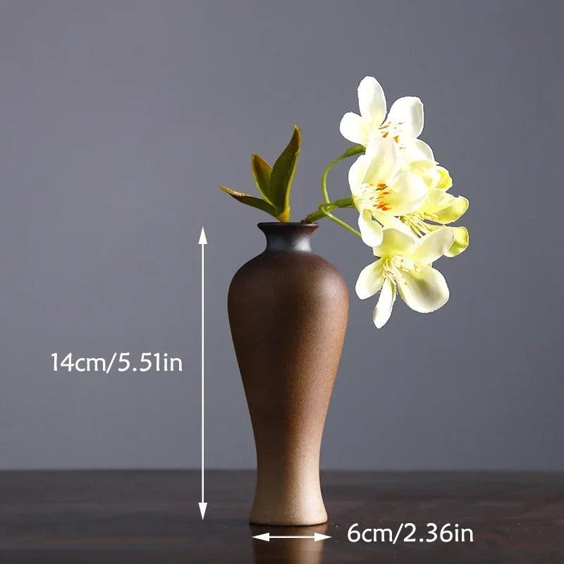 Vaso Zen in Ceramica Terra-Tonale Elara Haus Accent – Ceramica Cotta