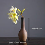 Vaso Zen in Ceramica Terra-Tonale Elara Haus Accent – Ceramica Cotta