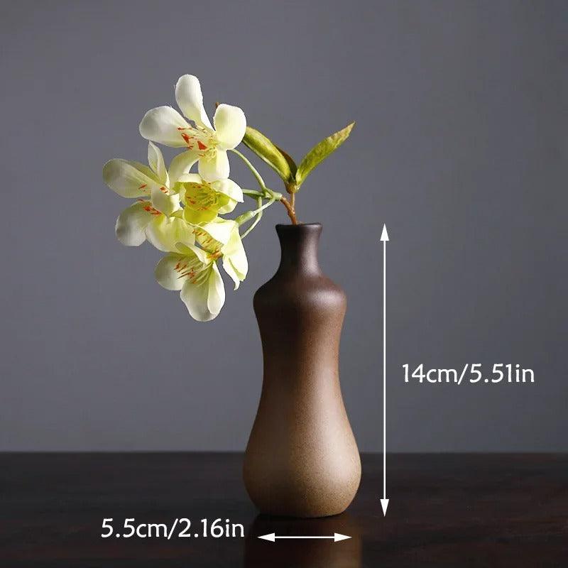 Vaso Zen in Ceramica Terra-Tonale Elara Haus Accent – Ceramica Cotta