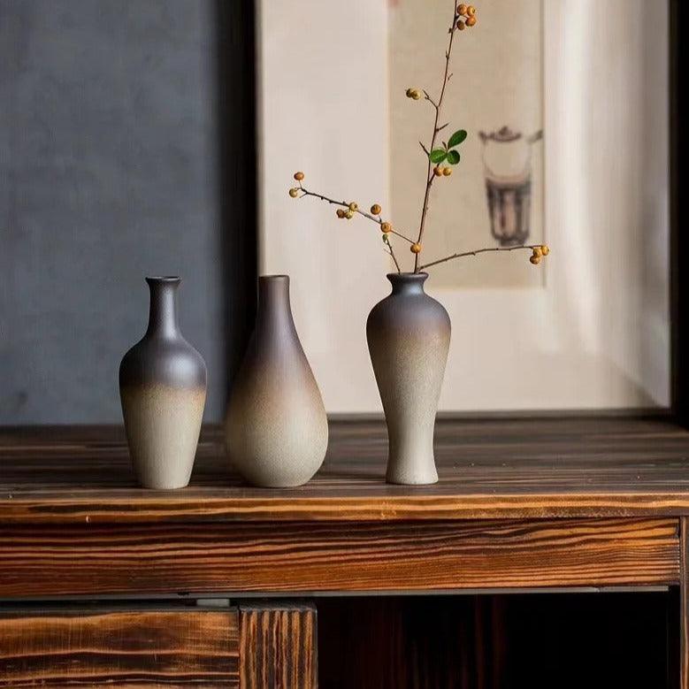 Vaso Zen in Ceramica Terra-Tonale Elara Haus Accent – Ceramica Cotta