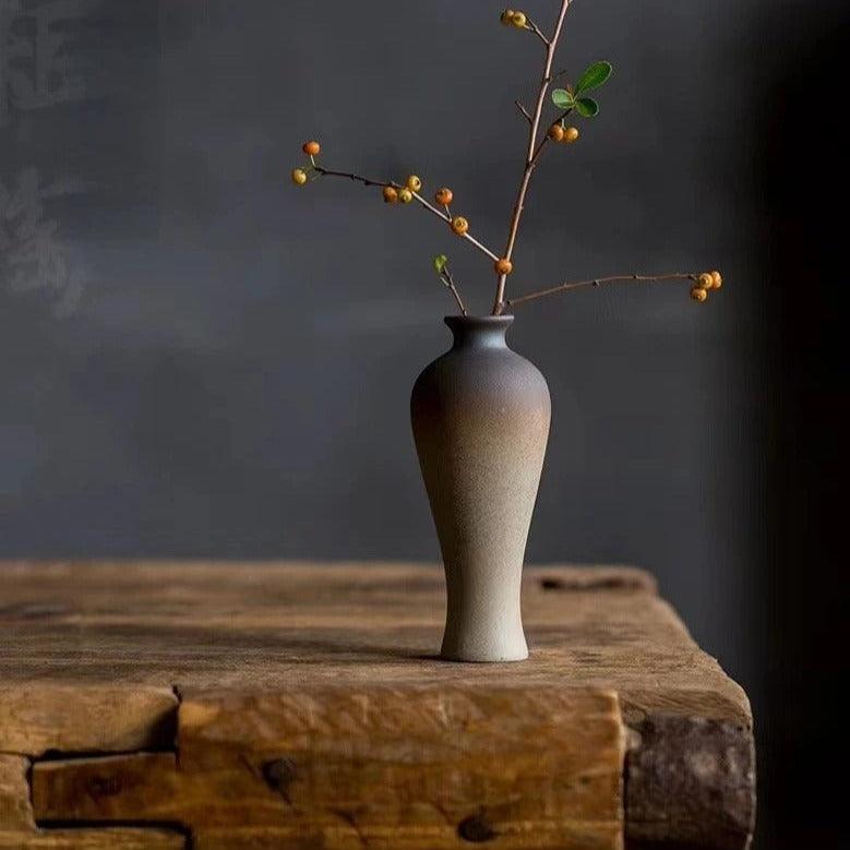 Vaso Zen in Ceramica Terra-Tonale Elara Haus Accent – Ceramica Cotta