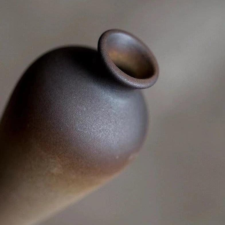 Vaso Zen in Ceramica Terra-Tonale Elara Haus Accent – Ceramica Cotta