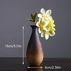Vaso Zen in Ceramica Terra-Tonale Elara Haus Accent – Ceramica Cotta