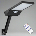 Elara Haus Lampada da Parete di Sicurezza LED Solare Regolabile con Telecomando e Sensore di Movimento