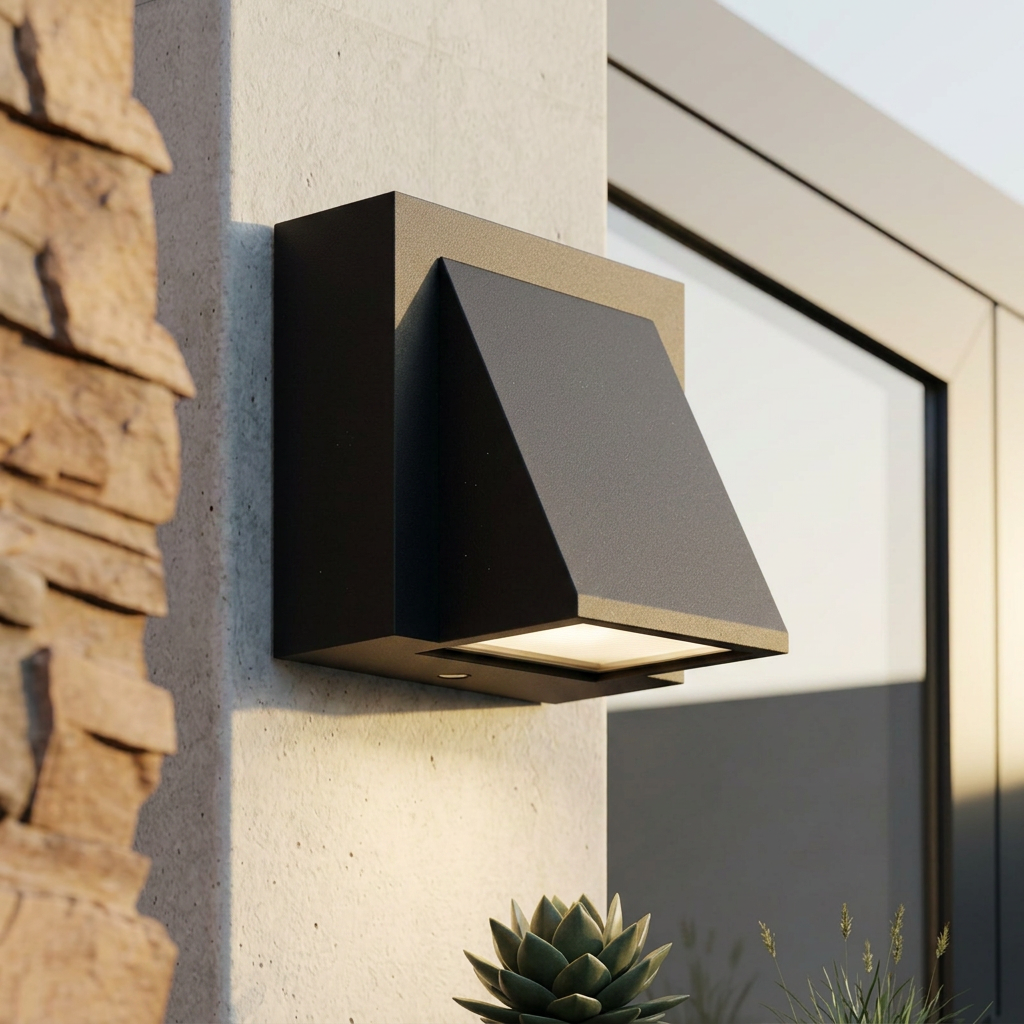 Elara Haus Luce da Parete Esterno Angolare Rivolta Verso il Basso
