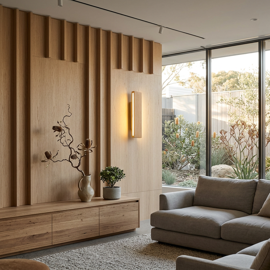 Applique in Legno Architettonico Japandi Elara Haus