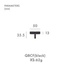 Elara Haus Maniglia per Cassetto Architettonica Minimalista in Ottone a Vortice